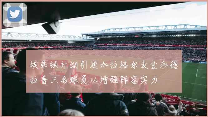 埃弗顿计划引进加拉格尔麦金和德拉普三名球员以增强阵容实力